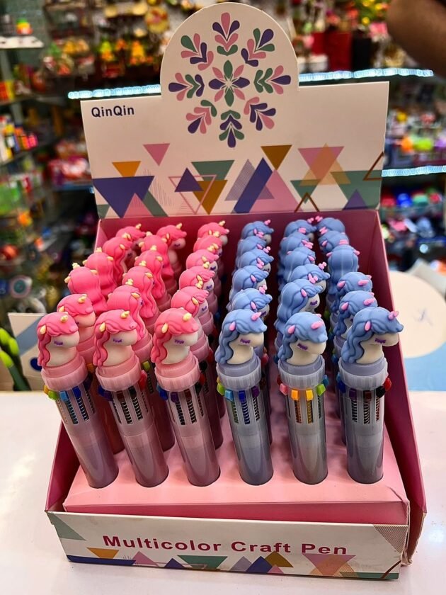 Unicorn Head 10 Color Pen