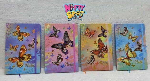 Butterfly Cover Note Book