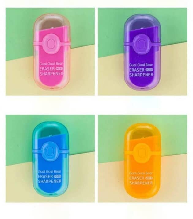 COLOR STYLE 2 - SHARPENER& ERASER ( 2 IN 1 )