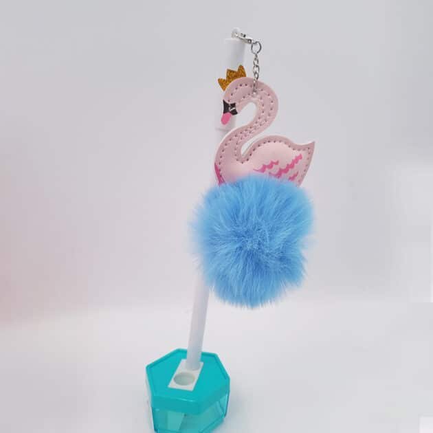 Gel Ink Pen With Cute Fur Unicorn Medal - Image 6