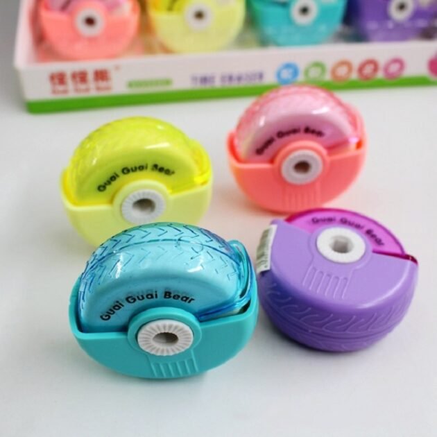 Wheel Shaped  Creative Modeling Eraser