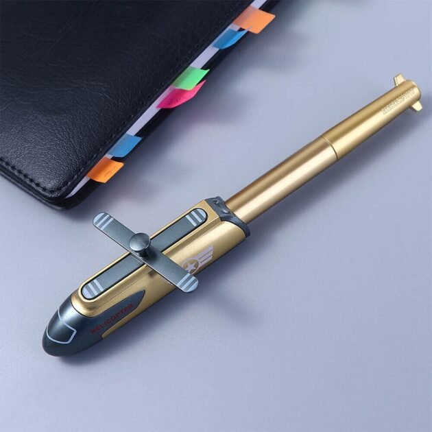 Helicopter Metal Gel Pen - Image 4