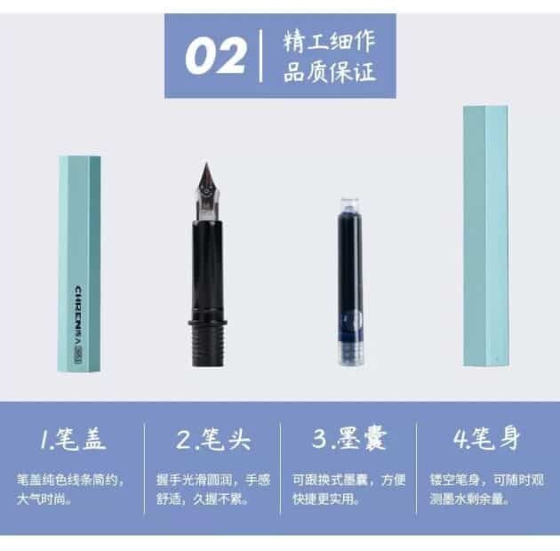 Pikachu Ink Pen Set Including Cartridge. - Image 7