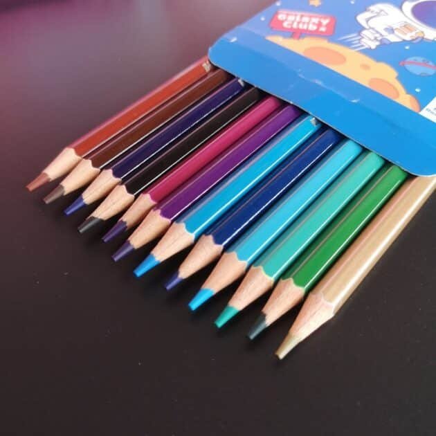 Unicorn & Space Theme based Pencil Colour box comes with 12 Pencils with 24 Colours - Image 5