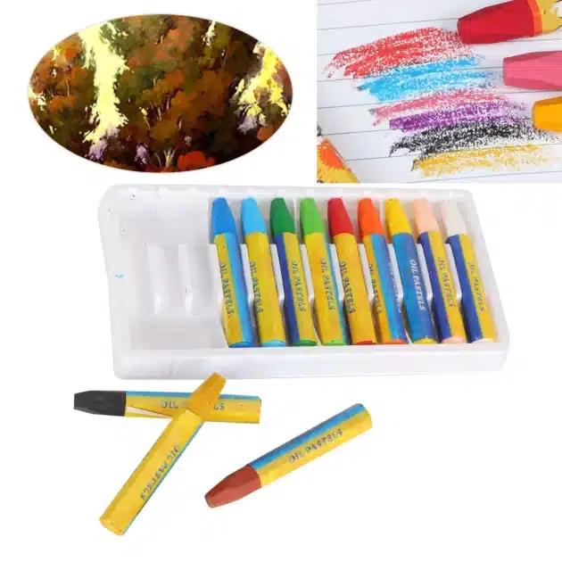 Lingdongbird Oil Pastels 12 Colours - Image 7