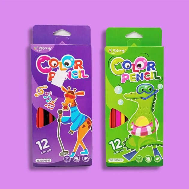 Colored pencils Yalong Jumbo 12 color
