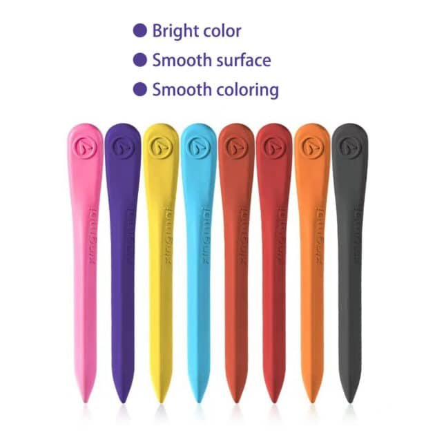 Plastic Crayons Set 12 Vibrant Colours - Image 5