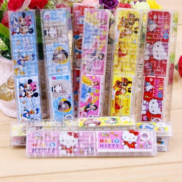 Plastic ruler/ Scale multi-function puzzle game 15cm - Image 4