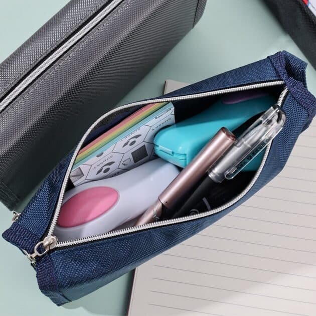 Astro Kids' Pencil Pouch in Black / Blue color - Image 2