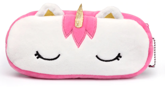 Unicorn Shape stationery FUR Pouch - Image 5