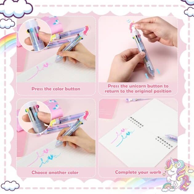 Unicorn Head 10 Color Pen - Image 2