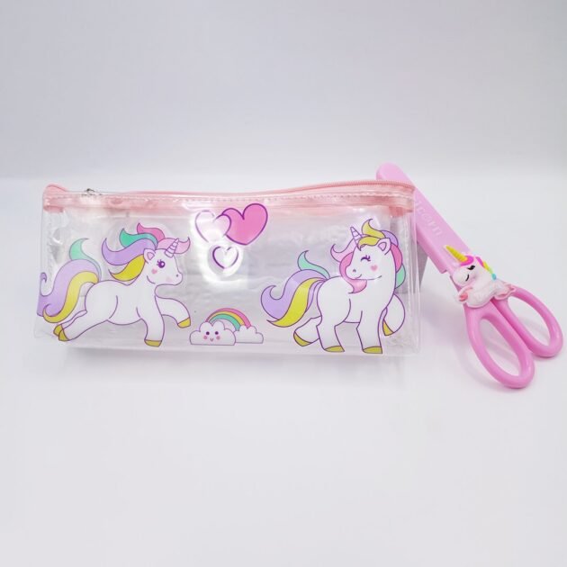 Unicorn Transparent Pencil Pouch ✨🦄 - Image 4