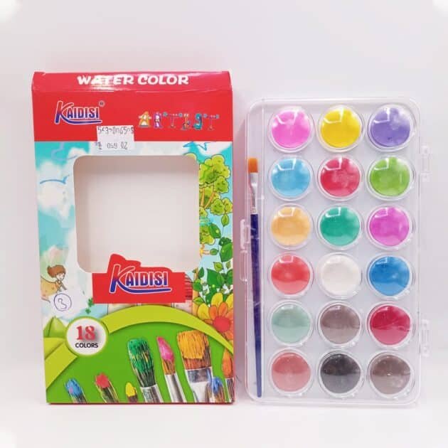Pack Of 12 or 18 Water Colours - Image 6