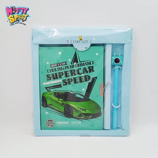 Notebook Diary With Gel Pen Gift Set