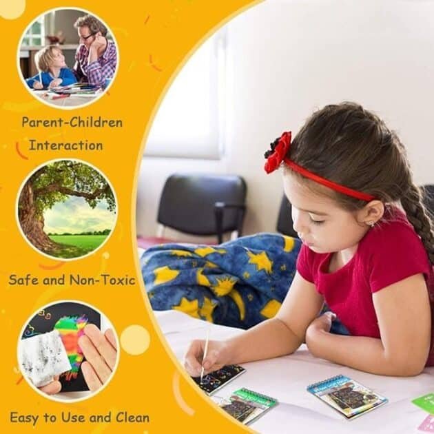 Magic Scratch Art Notebooks for kids - Image 4