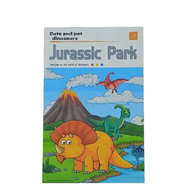 Jurassic Park. Water Coloring Drawing Book - Image 4